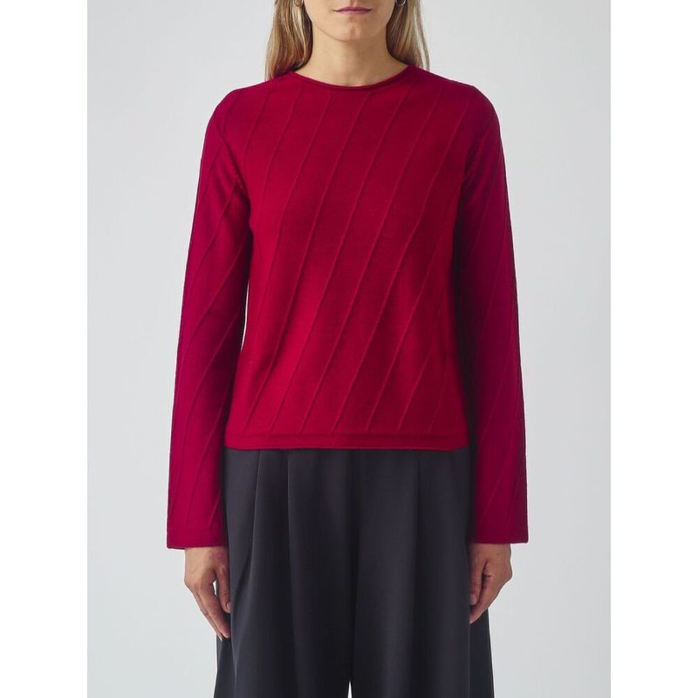 Mm Max Mara Women Slim Fit Virgin Wool Crewneck Jumper Mm Max Mara